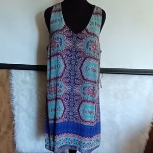 Luxology Multicolor Sleeveless Dress